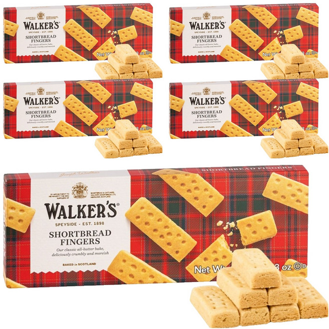 워커스쇼트브레드 오리지날 버터쿠키, 150g, 5개