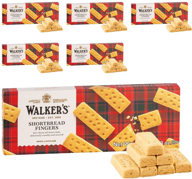 워커스쇼트브레드 오리지날 버터쿠키, 150g, 6개
