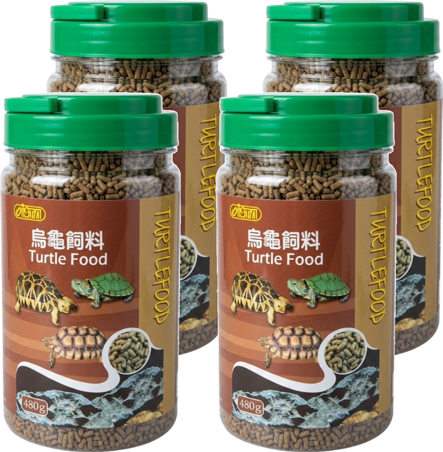 ISTA 伊士達 烏龜飼料, 480g, 4罐