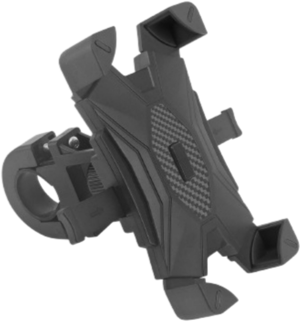 써뉴즈 원터치 자전거 핸드폰 거치대, 블랙, 1개