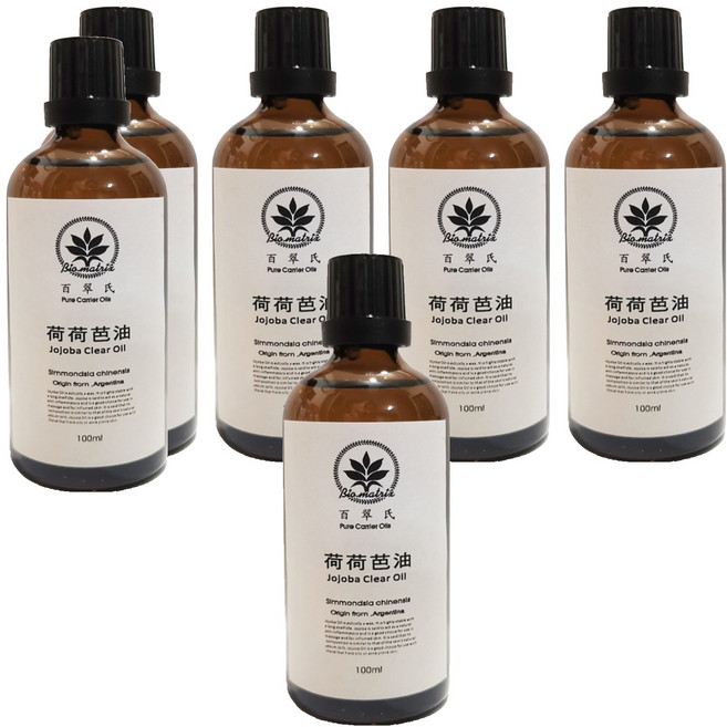 Bio-matrix 百翠氏 金黃荷荷巴油 基底油, 6瓶, 100ml
