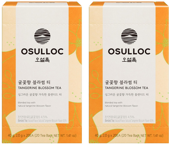 오설록 귤꽃향 블라썸 티, 2g, 20개입, 2개