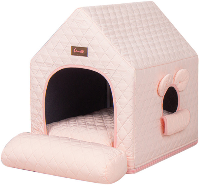 CHOCOPET house 第3代四季寵物狗屋 高級款 中型犬適用, 1個, 粉色