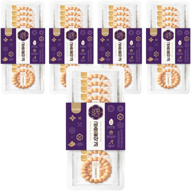 samlip 三立 宮廷蜂蜜藥果 10包入, 5盒, 300g