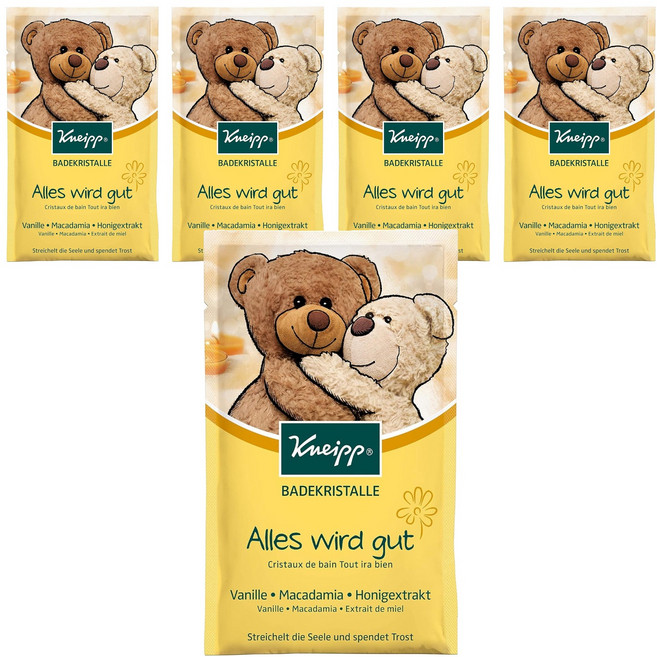Kneipp 克奈圃 Alles Wird Gut 香草蜂蜜浴鹽, 60g, 5包