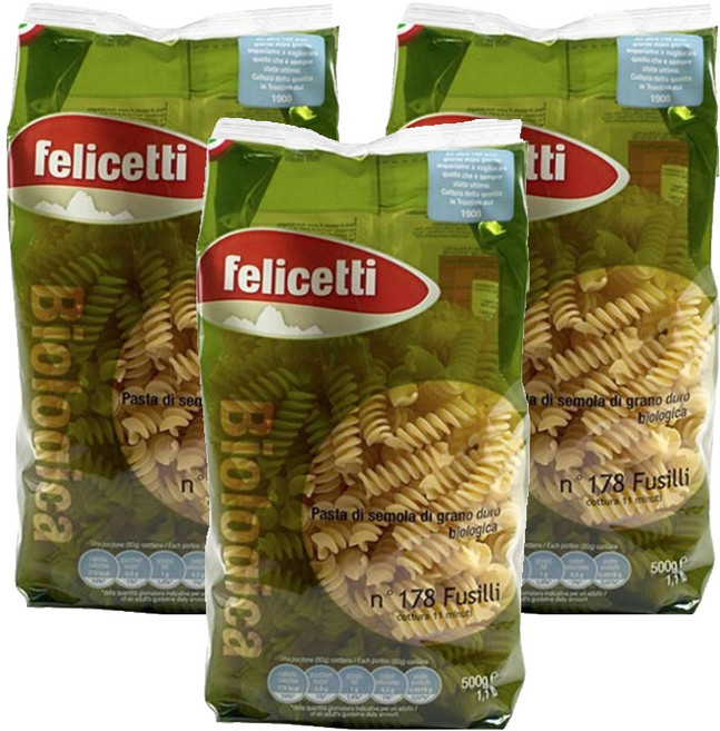 felicetti 螺旋麵, 500g, 3個