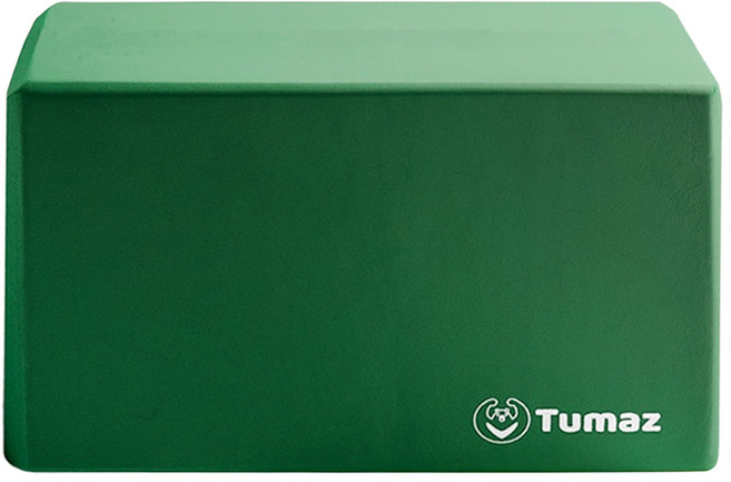 Tumaz 月熊 50D高密度EVA瑜珈磚, 經典綠, 1個