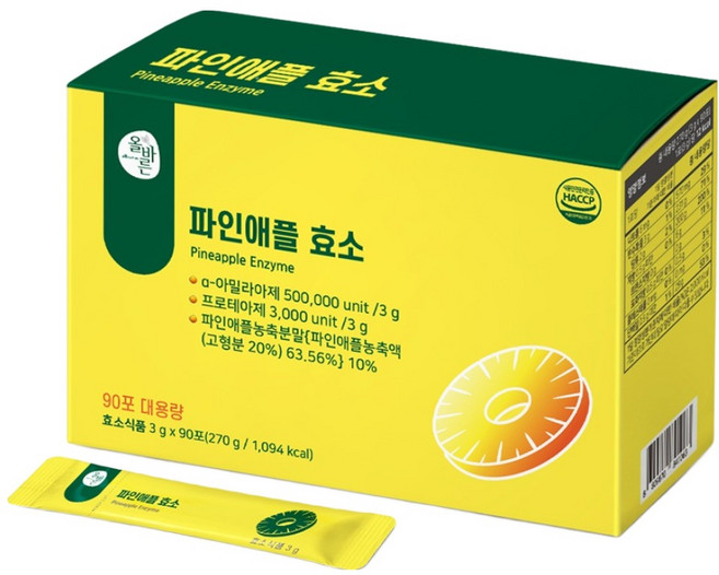 ALL-BARUN 鳳梨酵素 鳳梨蛋白酶, 90冊, 270g, 1個