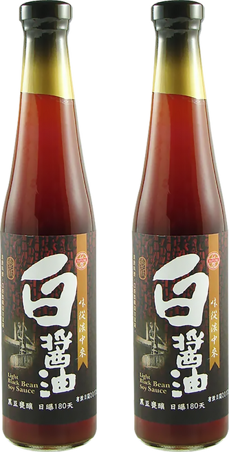 大同醬油 大同壺底白醬油, 400ml, 2瓶