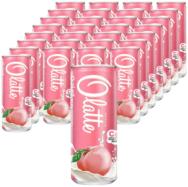 오라떼 동아오츠카 피치맛, 30개, 240ml