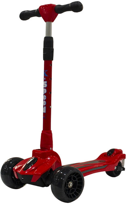 케이스피드 접이식 어린이용 킥보드 K-1, 레드, 1개