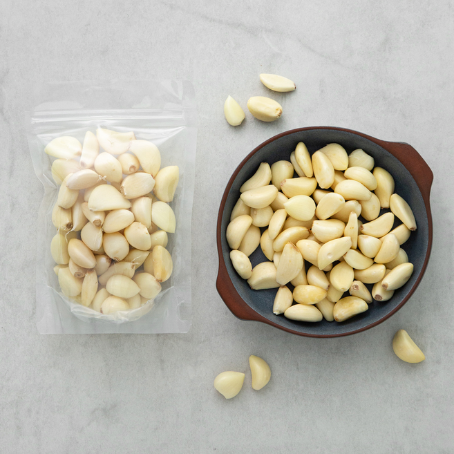 친환경 깐마늘, 200g, 1개