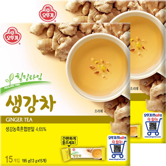 오뚜기 생강차, 13g, 15개입, 2개