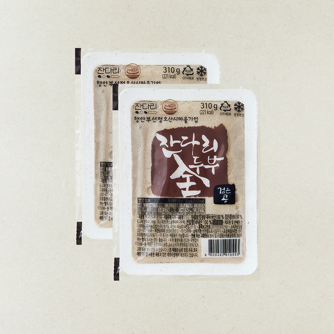 잔다리 전두부 검은콩, 310g, 2개