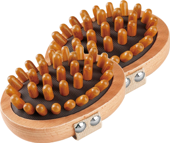 小麥購物 經絡按摩刷, G554, 2個