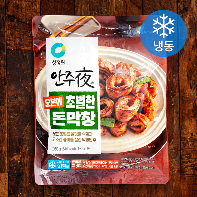 대상 안주야 오븐에 초벌한 돈막창 (냉동), 260g, 1팩
