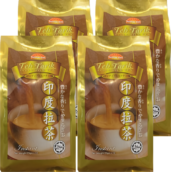 Sunrise Day 初陽 印度拉茶, 25g, 12包, 4袋