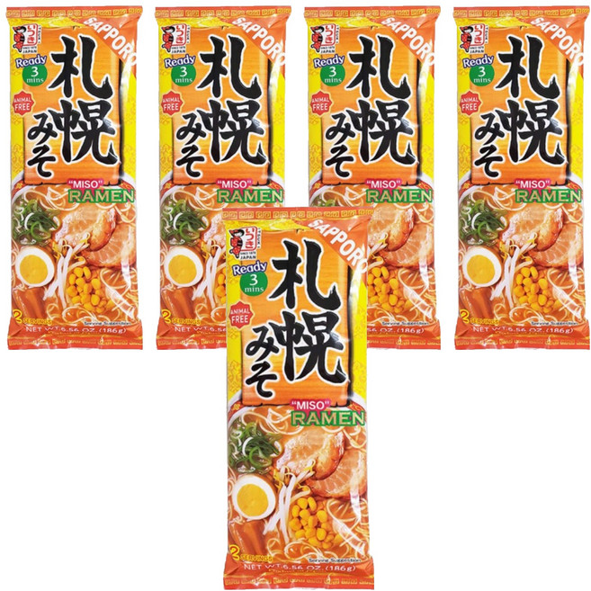 이츠키 삿포로풍 미소 라멘 2인분 186g, 5개
