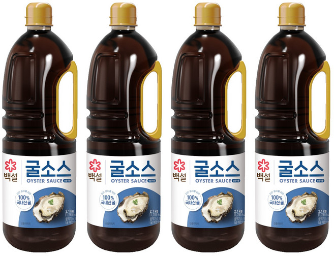 백설 굴소스, 2.1kg, 4개