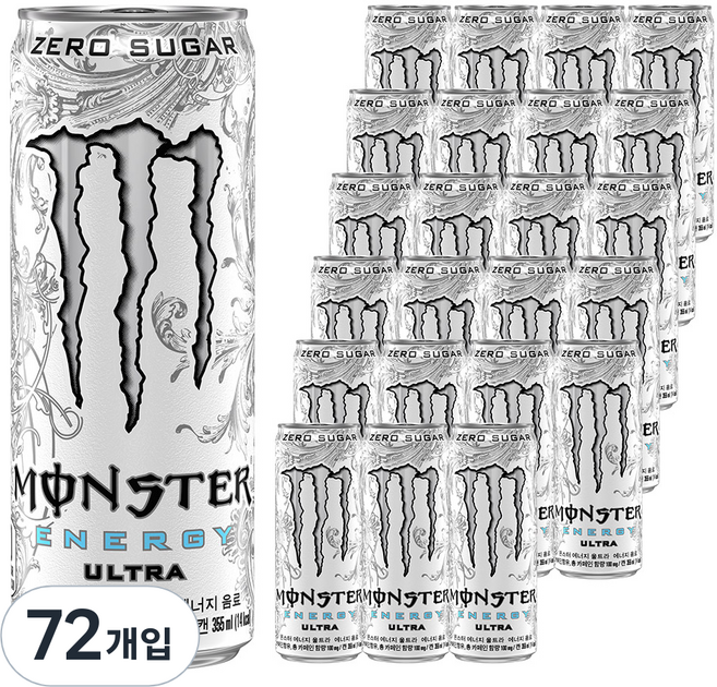 몬스터에너지 울트라, 355ml, 72개