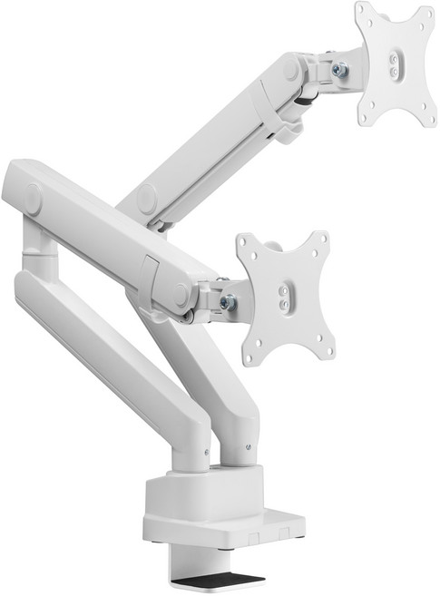 루나랩 스탠다드 모니터암 듀얼, 화이트, 1개