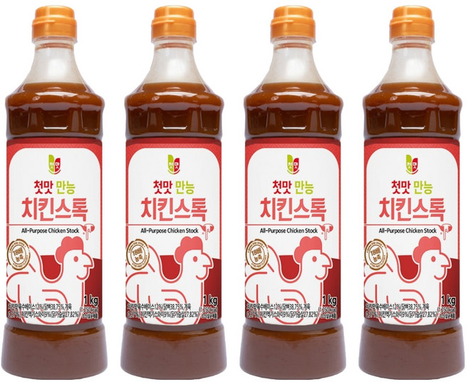 첫맛 만능치킨스톡, 1kg, 4개