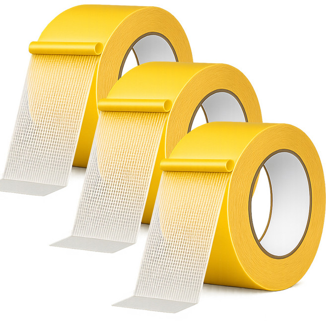 다다 자국없는 초강력 투명 메쉬 양면테이프 30mm x 5m, 3개