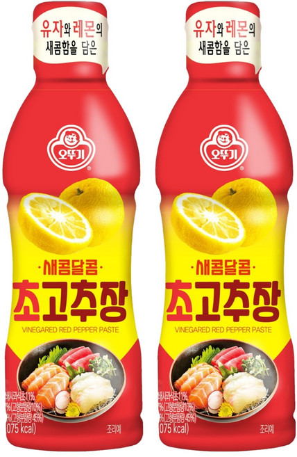 오뚜기 초고추장 S, 500g, 2개