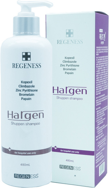 REGENESS Hargen shuppen韌髮洗髮精, 480ml, 1瓶