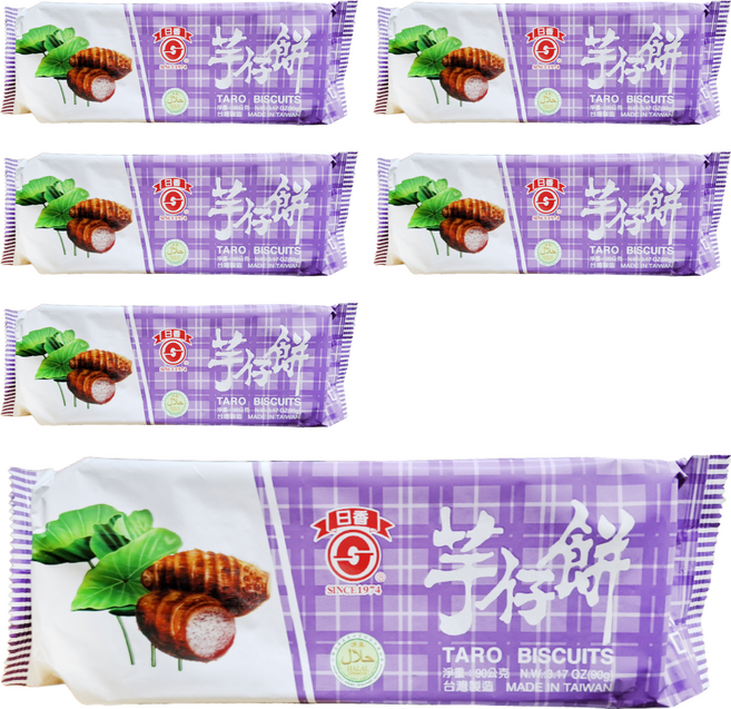 日香 芋仔餅 TARO BISCUITS, 90g, 6包