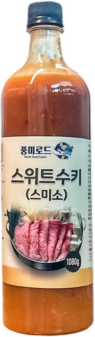 풍미로드 스위트수키 스미소 소스, 1.08kg, 1개