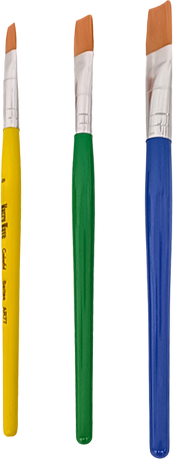 Macro Wave 馬可威 Colorful水彩筆系列 羊毛水彩筆3件組 AR1588 08 + 12 + 16, 08號 + 12號 + 16號, 1組