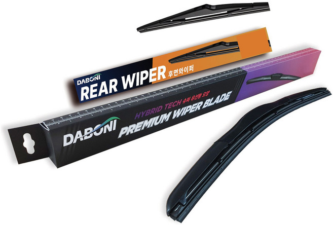다보니 하이브리드 전면 후면 와이퍼 세트, 쏘렌토R 09~14년까지
