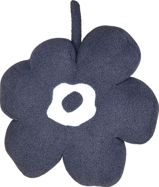 沐慕家居 靠墊抱枕花朵坐墩 聚酯纖維 + 毛呢