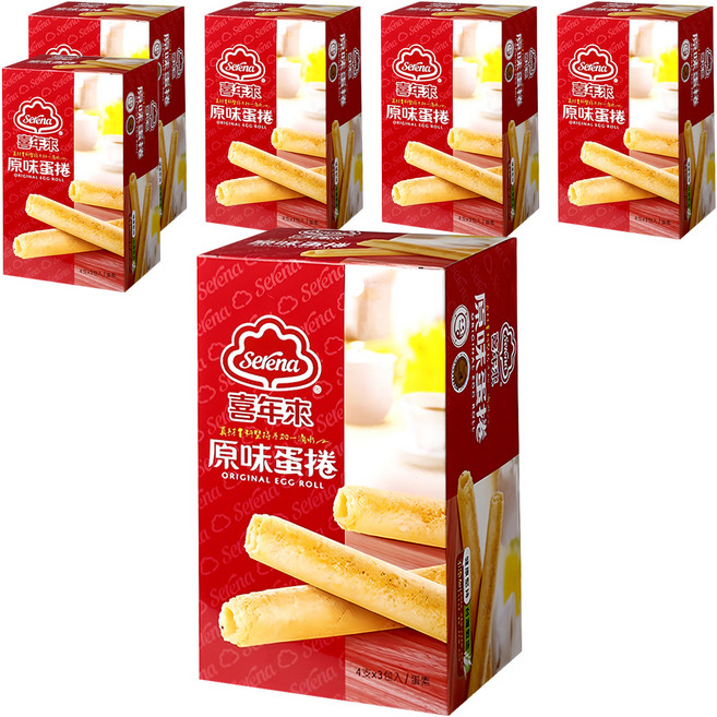 喜年來 原味蛋捲, 192g, 6盒