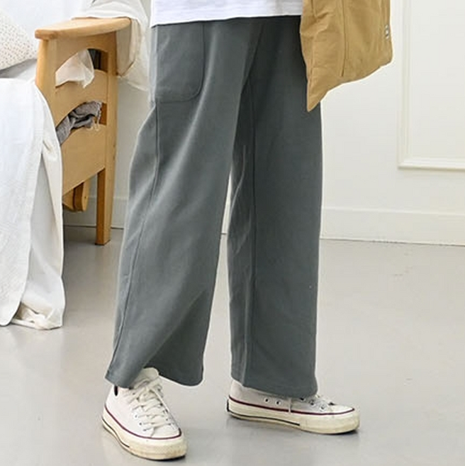 소년마켓 아동용 매일 와이드 포켓 팬츠