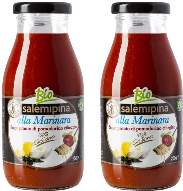 SALEMIPINA 義大利麵紅醬, 250g, 2罐