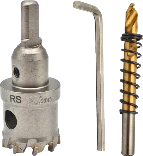 U-LIGHT 鎢鋼圓穴鋸 TG-33 33mm 167g, 1個