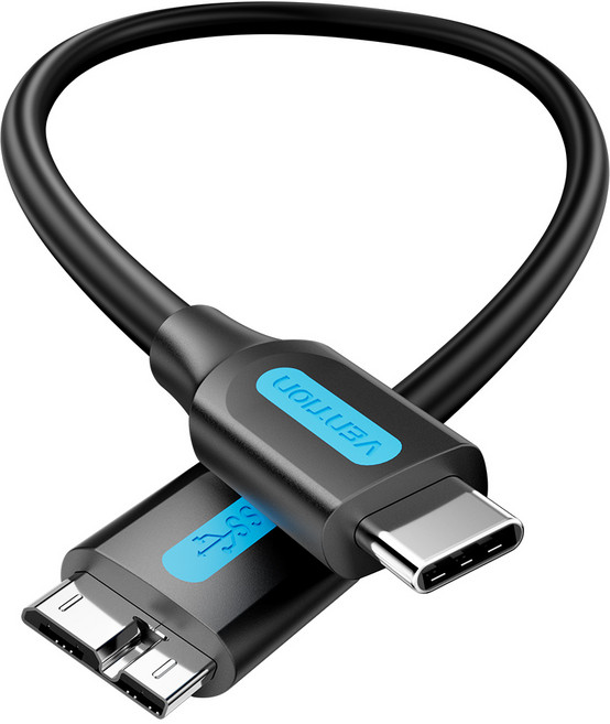 벤션 C 타입 to USB 3.0 마이크로 B 고속 케이블 CQA, 1개, 0.5m