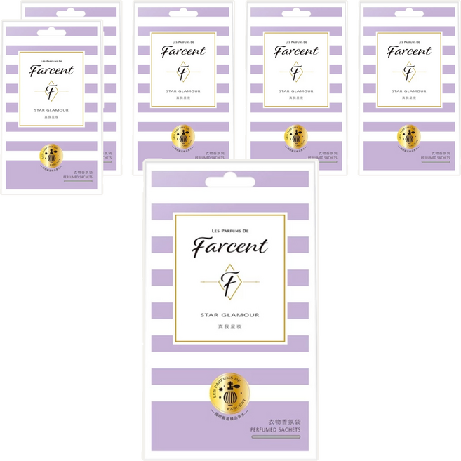 farcent 花仙子 衣物香氛袋 3個, 真我星夜, 30g, 6盒