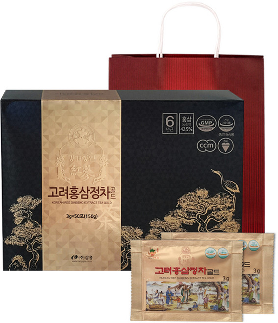 강개상인 고려홍삼정차 골드, 150g, 1개