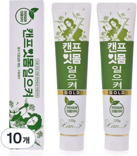 잇몸일으키기 치약, 120g, 10개