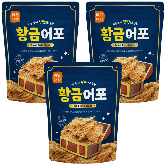 티각태각 황금어포, 150g, 3개