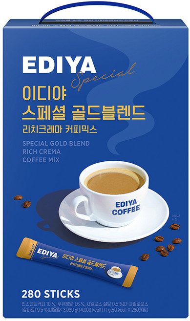 이디야 스페셜 골드블렌드 커피믹스, 11g, 280개입, 1개