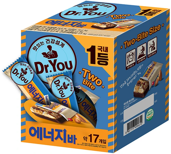 닥터유 에너지바 투바이트, 468g, 1개 - 쿠팡