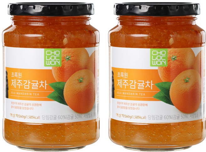 초록원 제주감귤차, 560g, 1개입, 2개