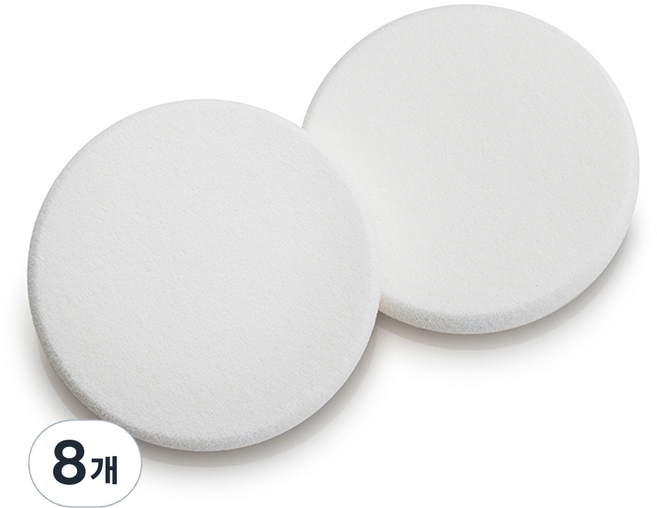 더페이스샵 더페이스샵 데일리 뷰티툴즈 밀착 NBR 퍼프 원형, 8개