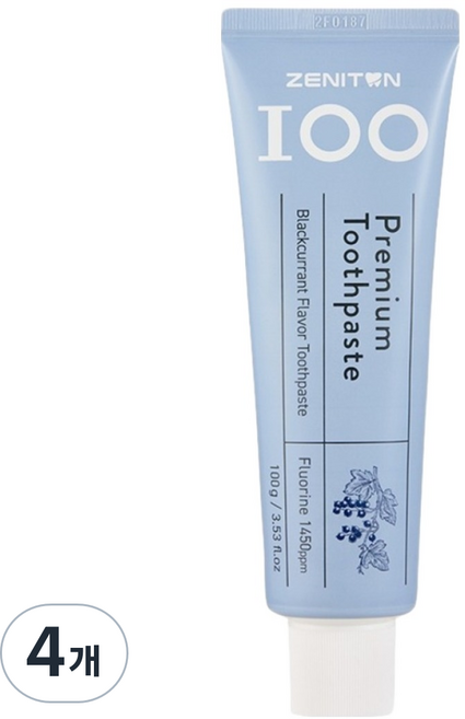 제니튼 백치약 블랙커런트향, 100g, 4개