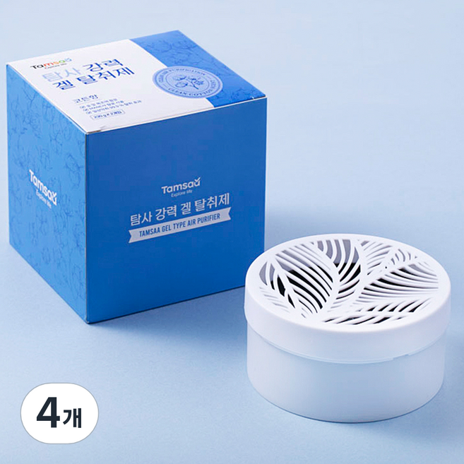 탐사 강력 겔 탈취제 코튼향, 230g, 4개