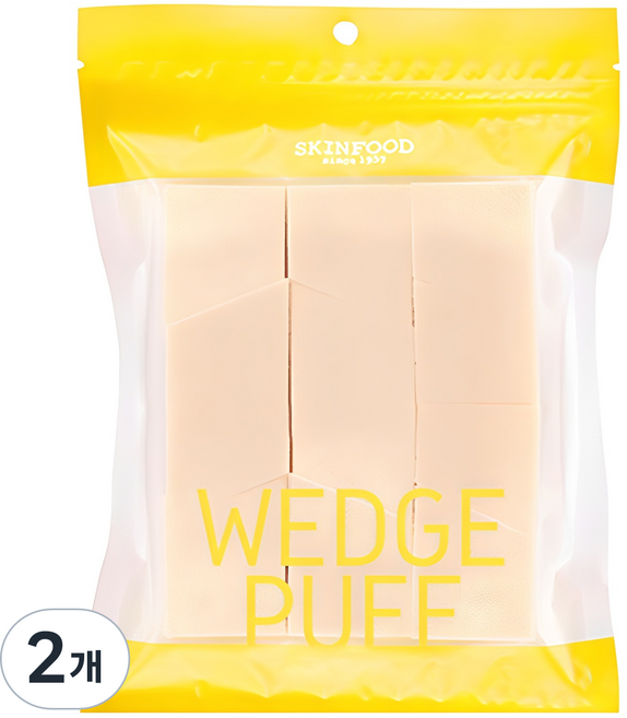 스킨푸드 웨지 퍼프 대용량, 2개